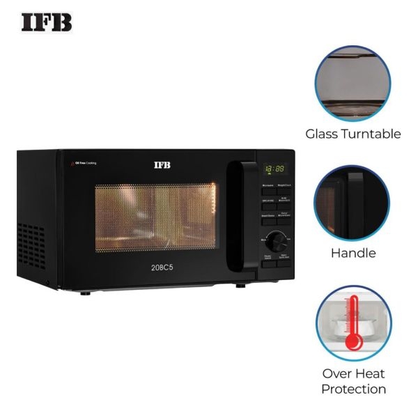 IFB 20BC5 Conv - 20 Litres Convection Microwave Oil Free Cooking | Auto Cook Menus | Yoghurt - Image 3