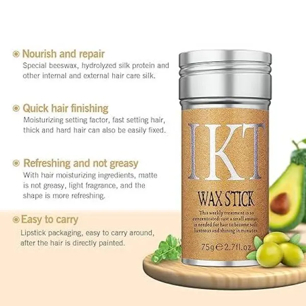 IKT Hair Wax Stick For Women Hair Styling , Wax Stick For Hair 75 GM - Image 4
