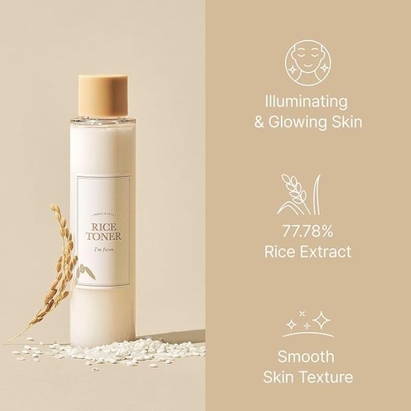 I'm From Rice Toner , 77.78% Rice Extract And Niacinamide For Hydrating , Brightening And Moisturizing Dry Skin 150 ML - Image 5