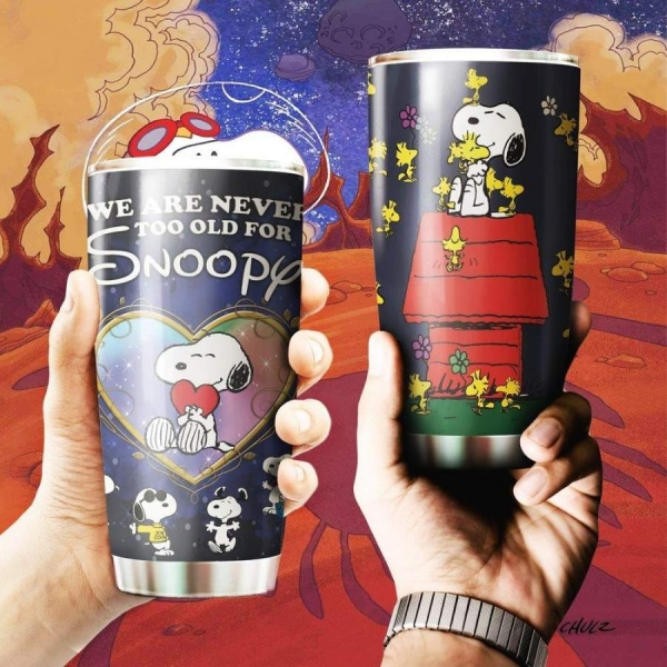 Snoopy Sipper Stainless Steel Vacuum Tumbler (600ml) - Image 3
