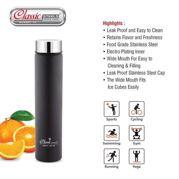 Stainless Steel Vacuum Bottle (600ml) - Image 2