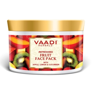 VAADI Refreshing Fruit Face Pack With Apple Lemon & Cucumber (600 gm)