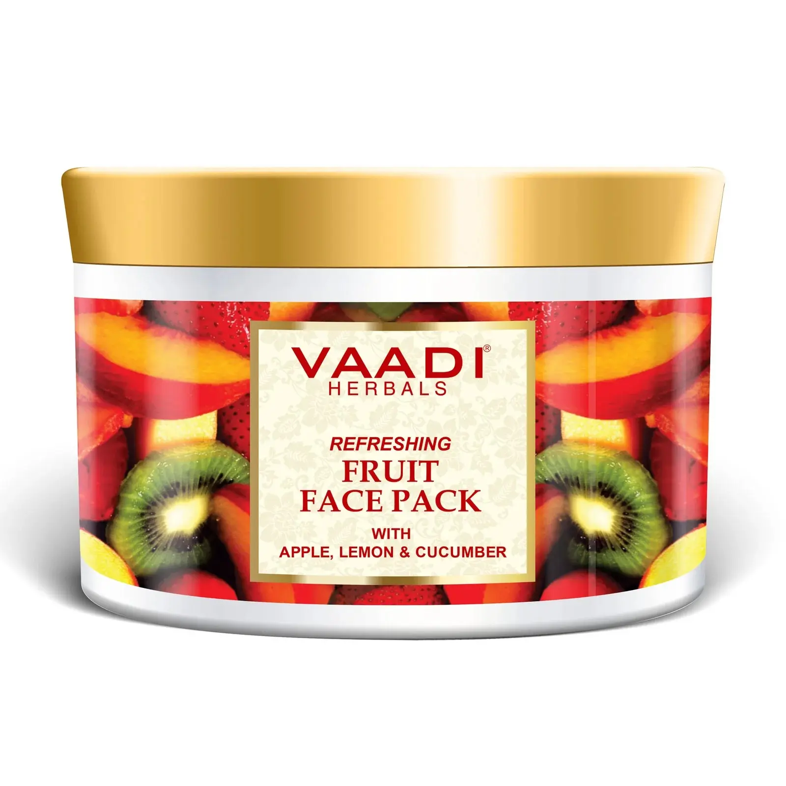 VAADI Refreshing Fruit Face Pack With Apple Lemon & Cucumber (600 gm)