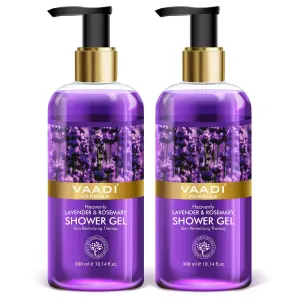 VAADI Heavenly Lavender and Rosemarry Shower Gel (Pack of 2)