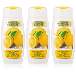 VAADI Dandruff Defense Lemon Shampoo With Extract of Tea Tree [350 ml]