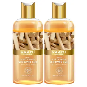 VAADI Divine Honey and Sandal Shower Gel (Pack of 2)