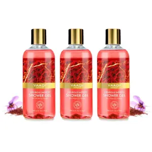 VAADI Luxurious Saffron Shower Gel (Pack of 3)