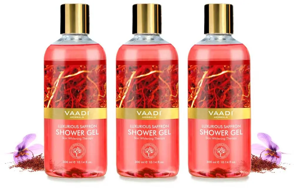 VAADI Luxurious Saffron Shower Gel (Pack of 3)