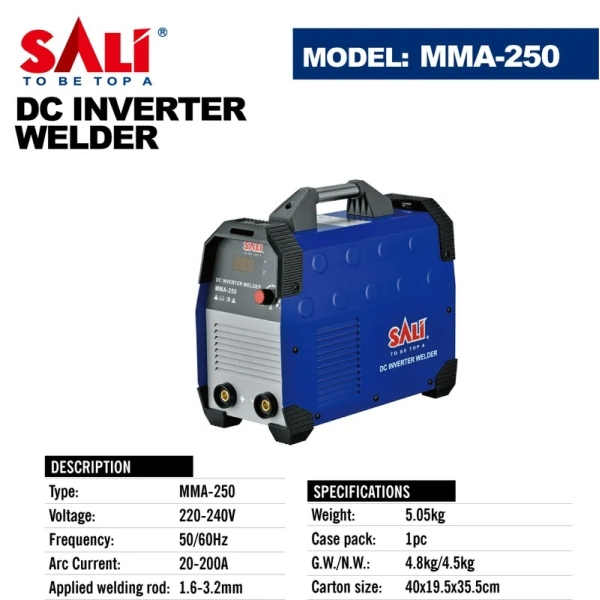 SALI Dc Inverter Welder MMA-(225 A) - Image 2
