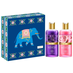 VAADI Very Berry Shower Gels Gift Box -Blushing Strawberry 300 ml and Midnight Blueberry 300 ml (Pack of 2)