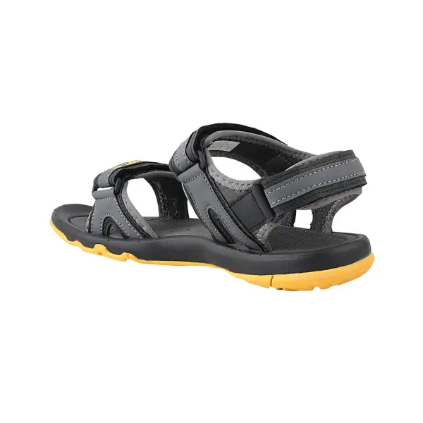 FUEL Captain Sandals for Men (Black-Yellow) - Image 2