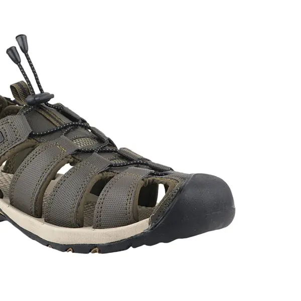 Fuel Soldier-08 Fisherman Sandals for Men (Olive-Beige) - Image 3