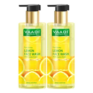 VAADI Honey Lemon Face Wash with Jojoba Beads (250 ml each) (Pack of 2)