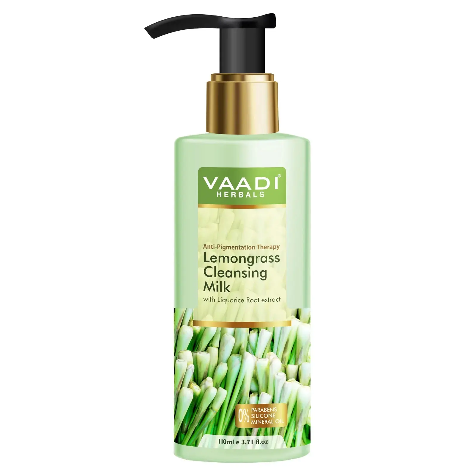VAADI Lemongrass Cleansing Milk with Liquorice Root extract - Anti Pigmentation Therapy (110 ml)