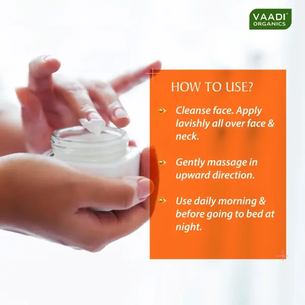 VAADI Vitamin C Face Cream with Hyaluronic Acid (30 gm) - Image 5
