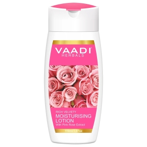 VAADI Moisturising Lotion With Pink Rose Extract (110 ml)