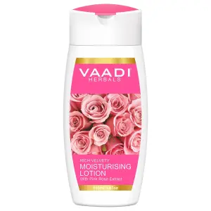 VAADI Moisturising Lotion With Pink Rose Extract (110 ml)