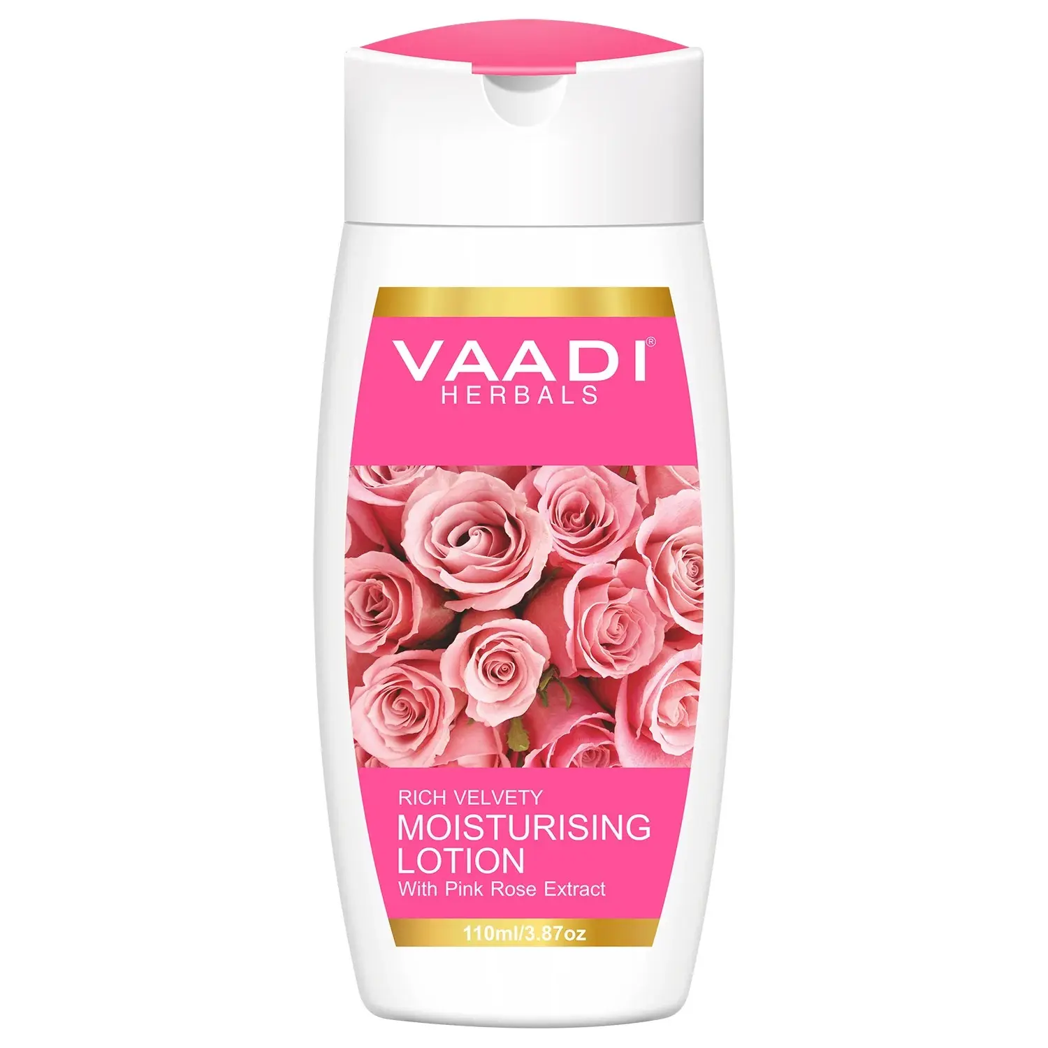 VAADI Moisturising Lotion With Pink Rose Extract (110 ml)