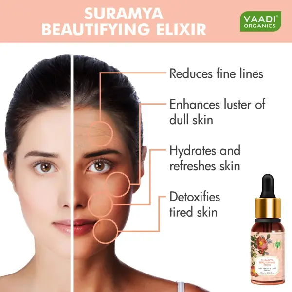 VAADI Suramya Beautifying Elixr Face Oil (10 ml) - Image 3