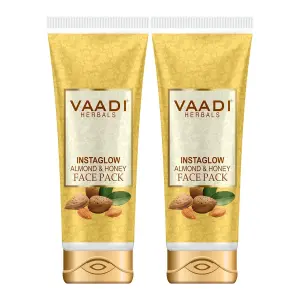 VAADI Instaglow Almond & Honey Face Pack (120 gm) (Pack of 2)