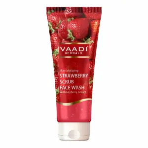 VAADI Strawberry Scrub Face Wash With Mulberry Extract (60 ml)