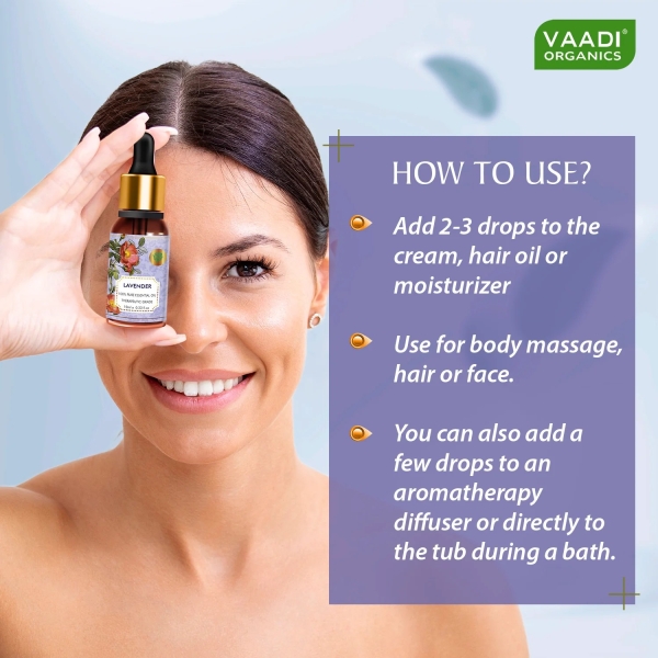 VAADI Lavender Essential Oil - Image 3