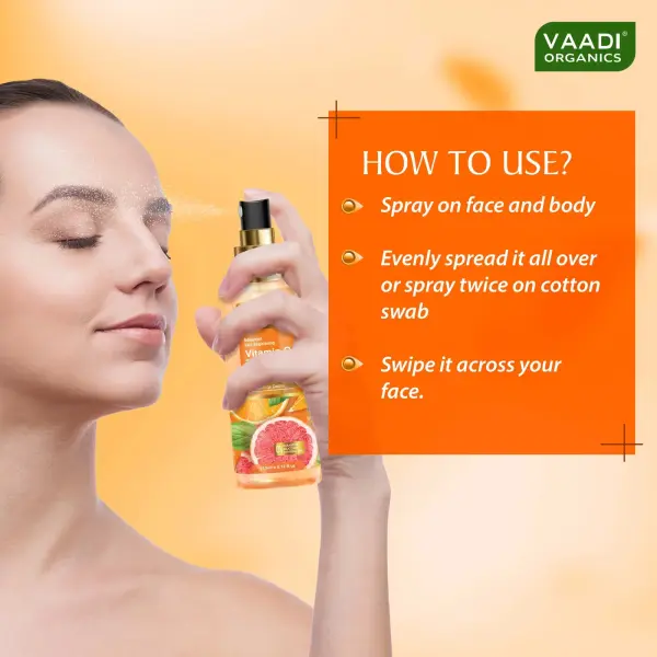 VAADI Vitamin C Toner with Niacinamide & Witch Hazel (110 ml) - Image 4