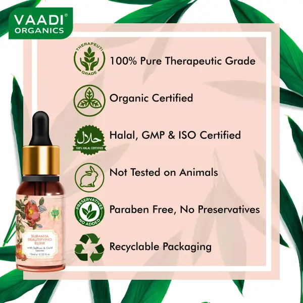 VAADI Suramya Beautifying Elixr Face Oil (10 ml) - Image 5