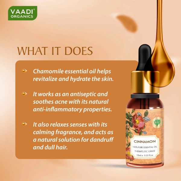 VAADI Cinnamon Essential Oil - Image 3
