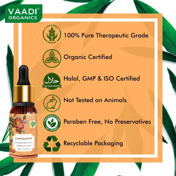 VAADI Cinnamon Essential Oil - Image 4