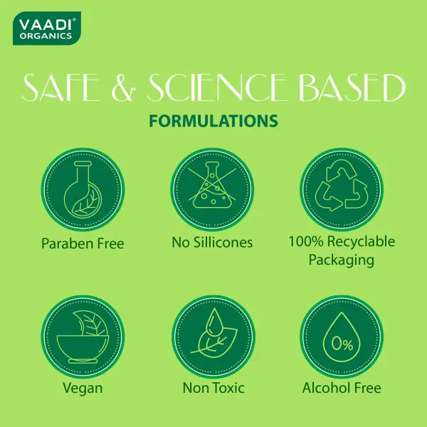 VAADI Anti-Acne Neem Face Wash With Tea Tree Extract (250ml each) (Pack of 2) - Image 6