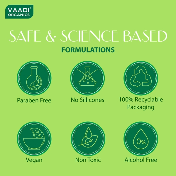 VAADI Pack of 4 Anti-Acne Neem Face Wash With Tea Tree Extract (60ml) (Pack of 4) - Image 7