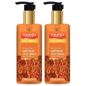 VAADI Pack of 2 Skin Whitening Saffron Face Wash With Sandal Extract (250ml each)