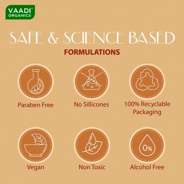 VAADI Cold Cream with Almond Oil, Aloe Vera & Saffron (150 gm) - Image 6
