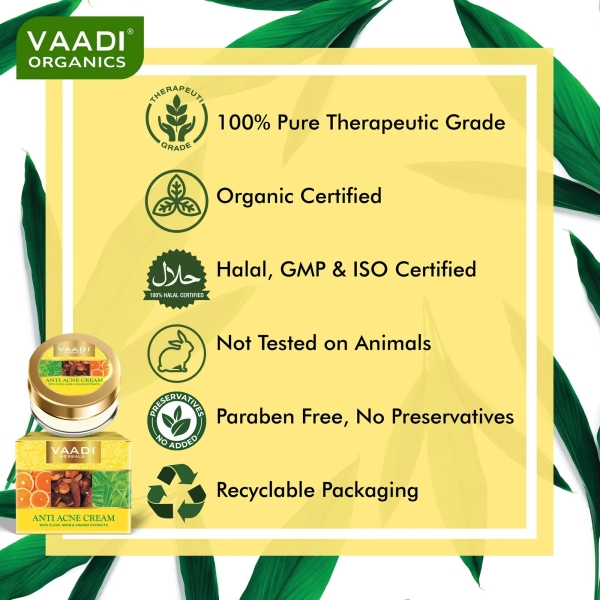 VAADI Anti-Acne Cream Clove & Neem extract (30 gm) - Image 2