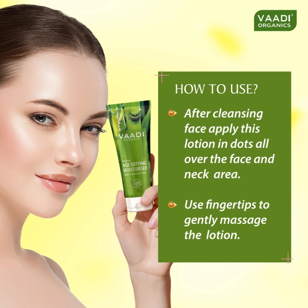 VAADI Bamboo Age Defying Moisturizer with Grapeseed Extract (60 ml) - Image 3