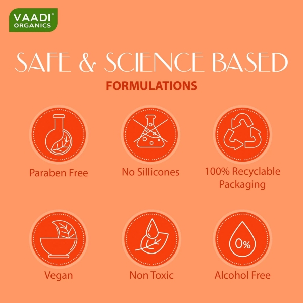 VAADI Chandan Kesar Haldi Fairness Face Pack (120 gm) - Image 7