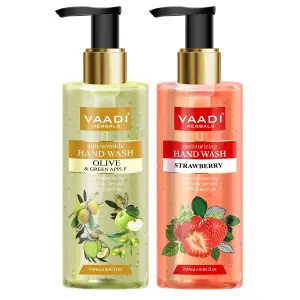 VAADI  Luxurious Handwash-Olive & Strawberry (Pack of 2)