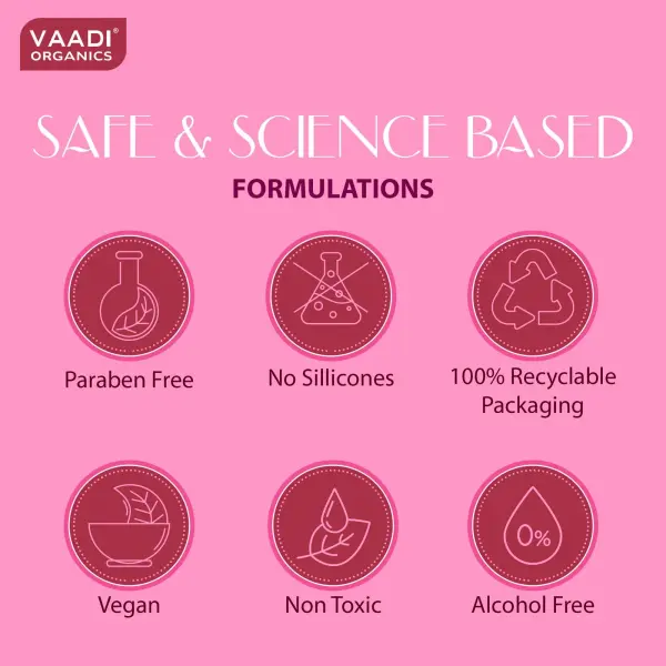 VAADI Pack of 2 Insta Glow Pink Rose Face wash with Aloe vera extract (250ml each) - Image 3