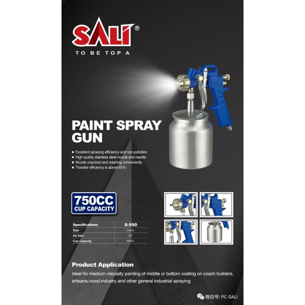 SALI Paint Spray Gun S-990g(B) - Image 2