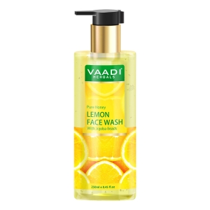 VAADI Honey Lemon Face Wash with Jojoba Beads (250 ml)