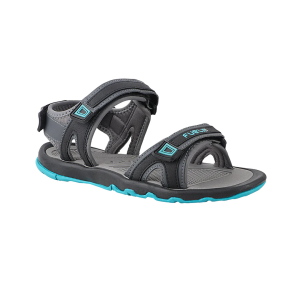 FUEL Captain Sandals for Men (Gray-Aqua)