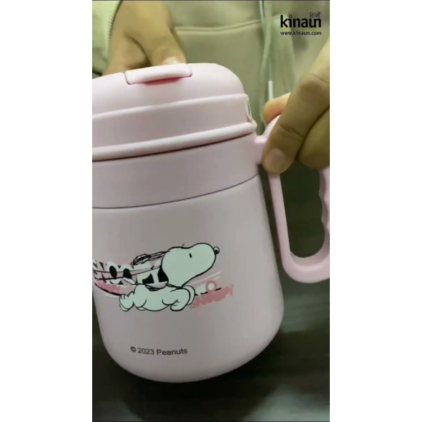 Snoopy Sipper Stainless Steel Vacuum Tumbler (600ml) - Image 5