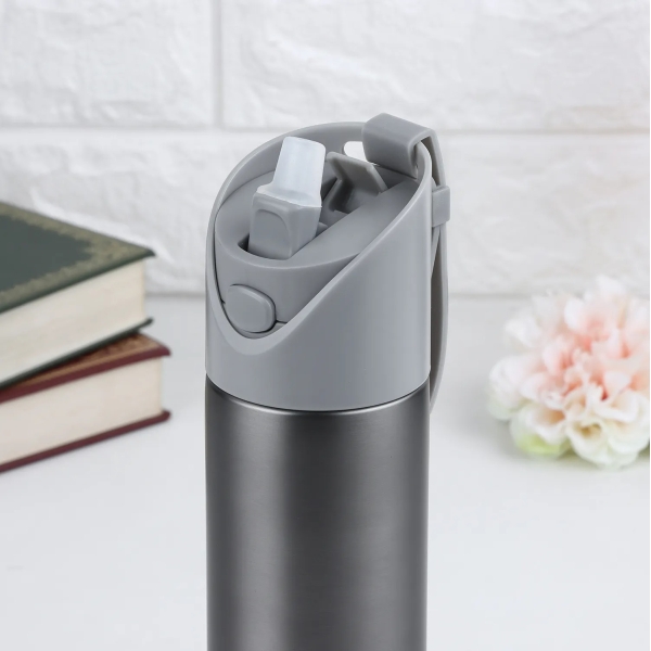 Stylish Stainless Steel Vacuum Sipper (400ml) - Image 4