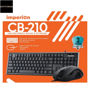 Imperion Usb Multimedia Keyboard And Mouse Combo (CB-210)