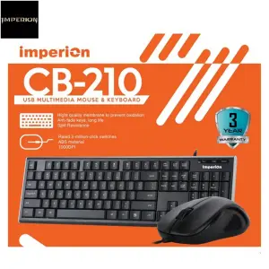 Imperion Usb Multimedia Keyboard And Mouse Combo (CB-210)