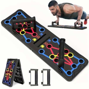 in12 1 Multifunctional Foldable Pushup Board | Easy To Use And Portable Multifunctional Pushup Board | Home Gym Equipment