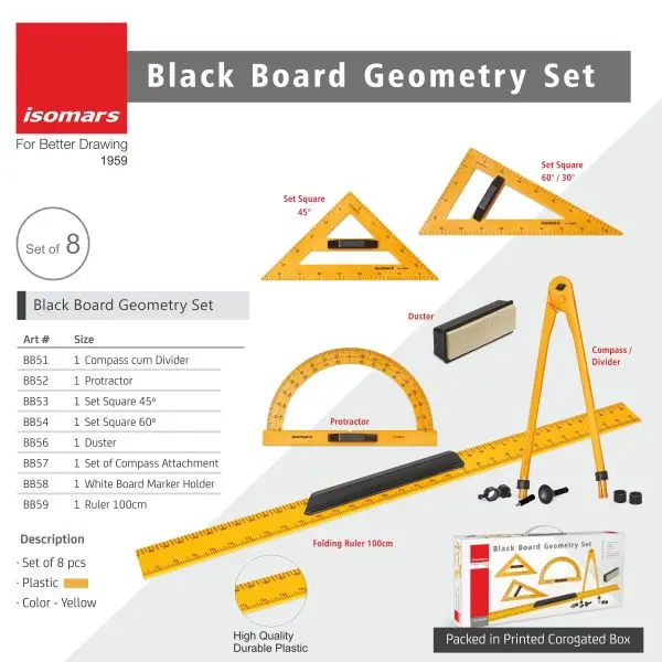 isomars blackboard teachers geometry box by Mitrata - Image 4