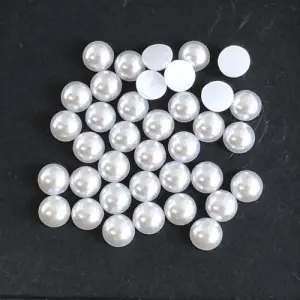 Ivory Half Cut Pearls (5mm) -100 grams