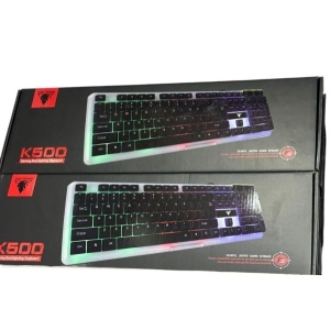 Jedel K500 USB Wired Suspended Keycap Gaming Keyboard – RGB Backlit